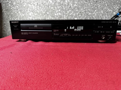 Sony cdp 297 lettore nero - lettore, cd