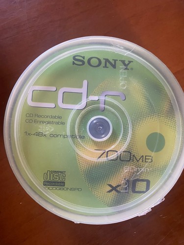 Sony 700 10 - cd-r,