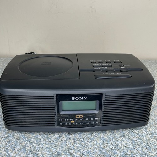 Sony clock radio - clock, icf-cd810